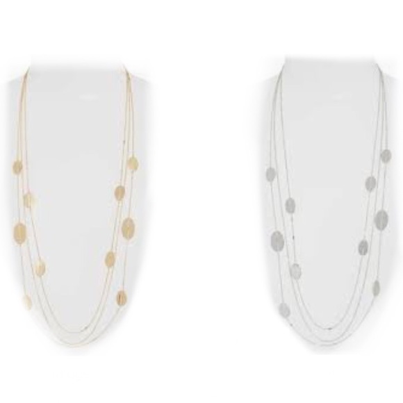 Halogen Cutout Oval Station Multistrand Necklace - Picture 1 of 6